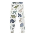 thumbnail image 5 of Pyjamas pour Garçons Tout-Petits Ensemble de Pyjama Imprimé Dinosaure Col Rond Manches Longues Pantalon 2 Pcs Printemps Automne Pyjamas Bébé Bleu Clair 2 Ans-3 Ans, 5 of 5