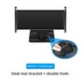 thumbnail image 2 of 360° Rotating Phone Holder for Tesla Model 3 & Y Rear Seat Tablet Stand with Hooks, 2 of 9