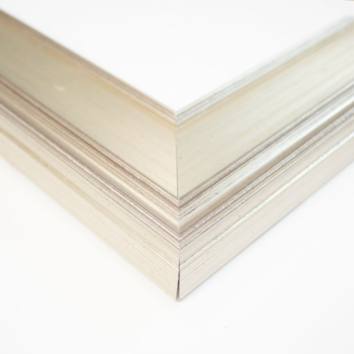 18x24 Frame Silver Solid Wood Picture Frame Width 3 Inches,  Interior Frame Depth 0.625 Inches,