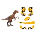 thumbnail image 5 of Armorsaurs Armor-Up Yellow Raptor Dinosaur Blaze Toy Figure with 7 Removable Armor Pieces and Tail-Triggered Chomp Action, Kids, Boys, Girls, Ages 6+, 5 of 15