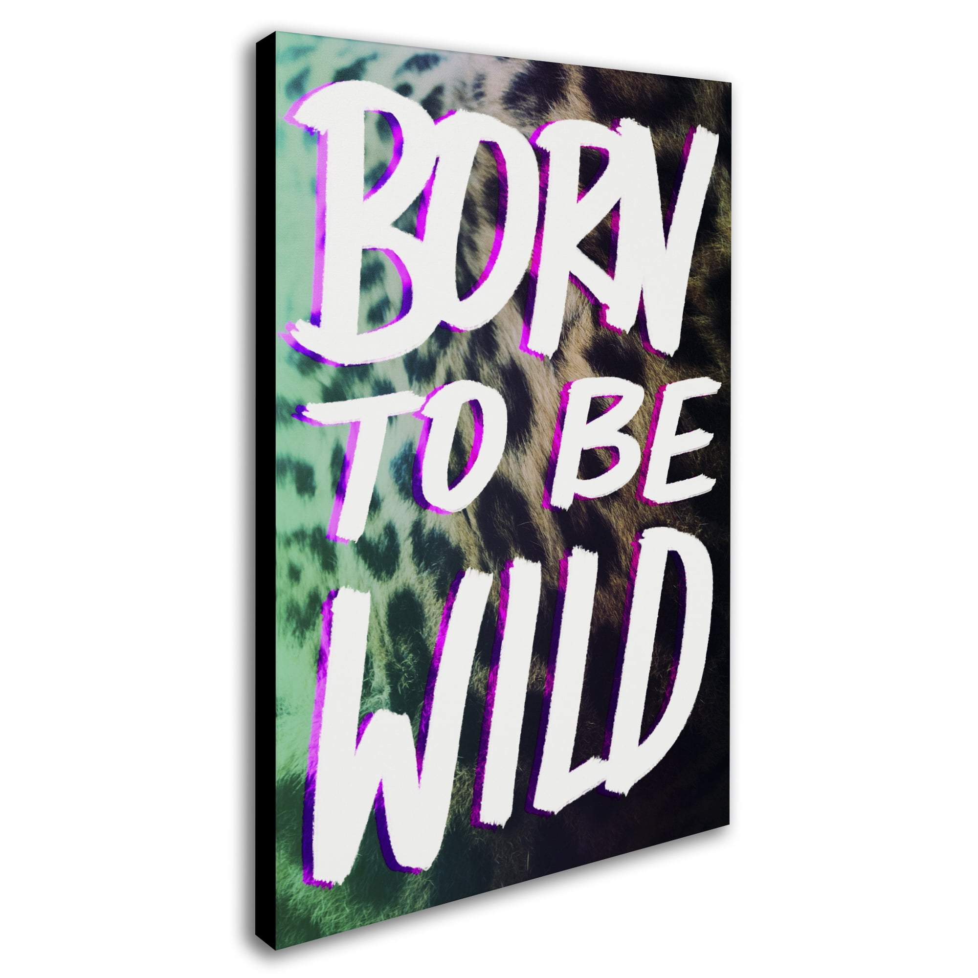 Trademark Fine Art "Born to be Wild 2" Canvas Art by Leah Flores