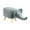 Dark Green, variant on Animal Footstool, Upholstered Ottoman, Soft Creative Padded Cushion Pouffe Chair Foot Rest for Nursery, Living Room, Playroom Pink