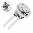 thumbnail image 3 of Round Dual Flush Toilet Tank Button Flush Toilet Tank Valve Bathroom Accessories, 3 of 9