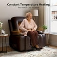 thumbnail image 7 of Power Lift Recliner Chair for Elderly,Electric Leather Lift Chair,  22" Wide Lift Assist Recliner for Seniors with Heat and Massage Function,Ergonomic Recliner Chair with Side Pocket and Cup Holders, 7 of 7