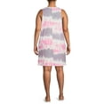 thumbnail image 3 of Terra & Sky Women's Plus Size Swing Tank Dress, 3 of 5
