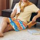 thumbnail image 5 of Balery Shark On Line Pantalones cortos de pijama de punto de algodón para hombre con cinturilla y bolsillos-4X-Large, 5 of 6