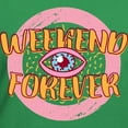 thumbnail image 3 of CafePress - Retro 80S Weekend Forever T Shirt - Women's V-Neck Dark T-Shirt, 3 of 4