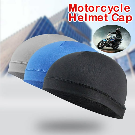 Sweat Wicking Helmet Liner Cap UV Protection Quick Dry Beanie Hat Inner Skull Cap for Cycling, Running, Motorcycling, and Construction Helmets