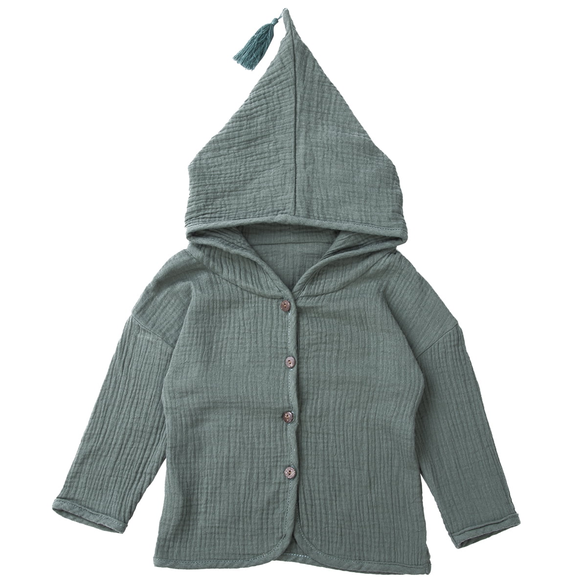 2020 Toddler Kids Baby Boy Girl Jackets Bottons Hooded Tops Outerwear