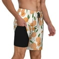 thumbnail image 2 of Balery Peaches Bañador para hombre, shorts de playa de secado rápido con entrepierna y forro de compresión-XX-Large, 2 of 6