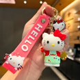 thumbnail image 1 of LLavero de Anime Kawaii Sanrio Hello Kitty, soporte colgante, llavero de coche, bolsa de teléfono móvil, joyería colgante, juguetes para niños, regalos Fivean unisex, 1 of 2