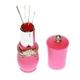 thumbnail image 4 of Estuche para agujas de coser con kit de agujas para bordar, tejer y alfiletero. Rosado, 4 of 7