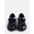 thumbnail image 3 of Wonder Nation Toddler Girls Sparkly Bow Mary Jane Flats, 3 of 4
