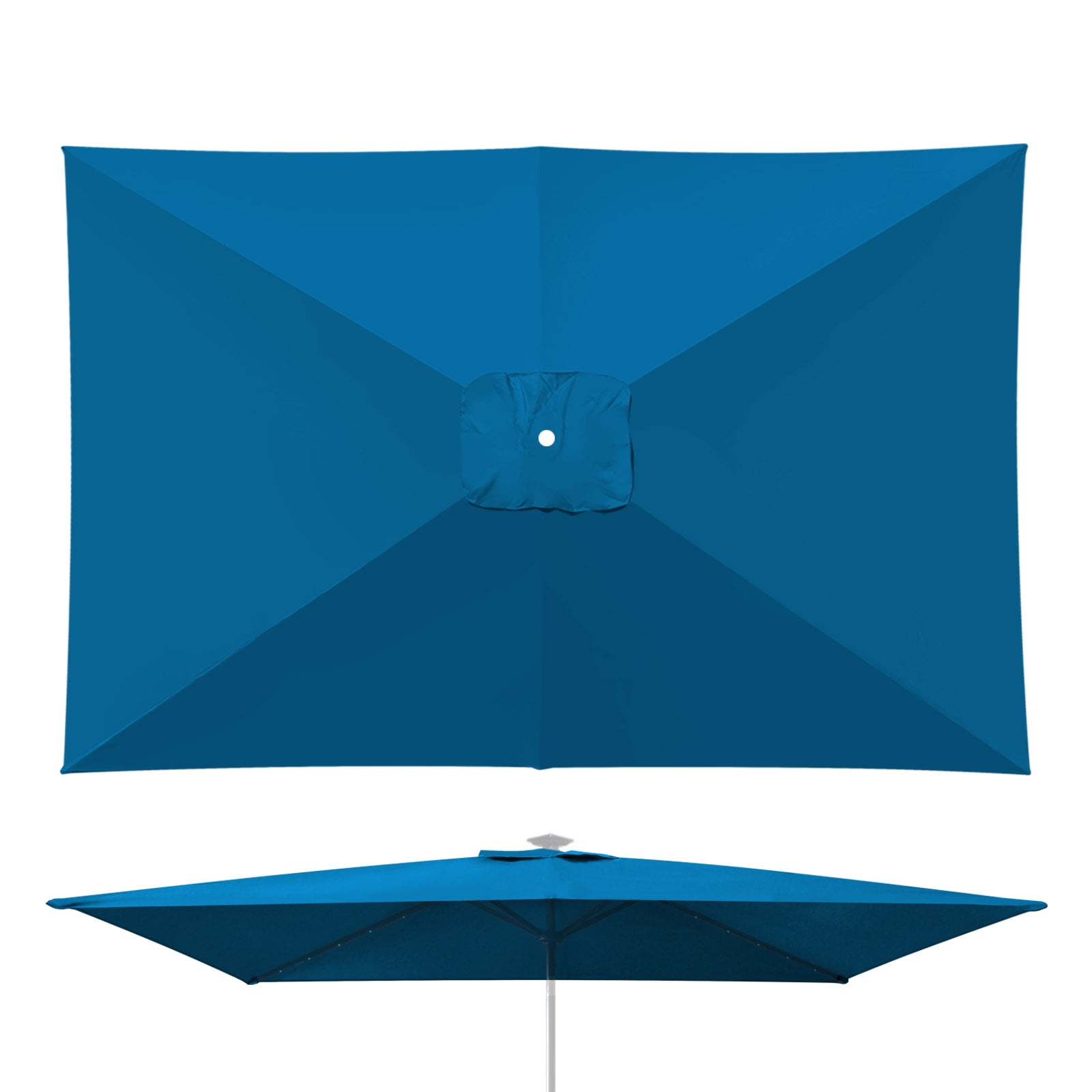 YardGrow 10'x6.5' Outdoor Patio Umbrella Replacement Canopy for 6 Ribs