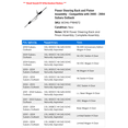 thumbnail image 2 of Power Steering Rack and Pinion Assembly - Compatible with 2000 - 2004 Subaru Outback 2001 2002 2003, 2 of 2