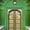 Green And Gold, variant on Elephant Stock Ornate Indian Door Wall Art - Vertical Multi Panel Canvas - Living Room Wall Decor - Architecture Multi Panel - Green And Gold Decor - 14" x 23"