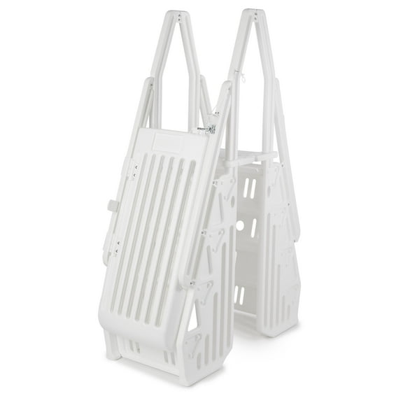 Open Box Vinyl Works Deluxe In Step 48 - 56" Above Ground Pool Ladder, White