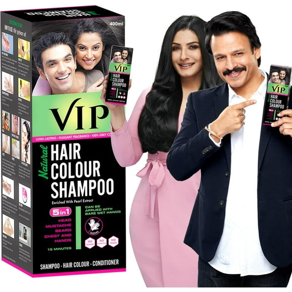VIP Shampooing Colorant pour Cheveux, 400 ml