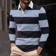 thumbnail image 1 of Blusa y camisa de manga corta con cuello vuelto Camisa casual de manga larga para hombre con cuello de manga corta estampado Top/camisa para hombre, 1 of 5