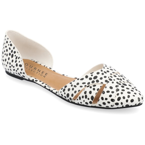 Journee Womens Brandee Slip On Almond Toe Ballet Flats
