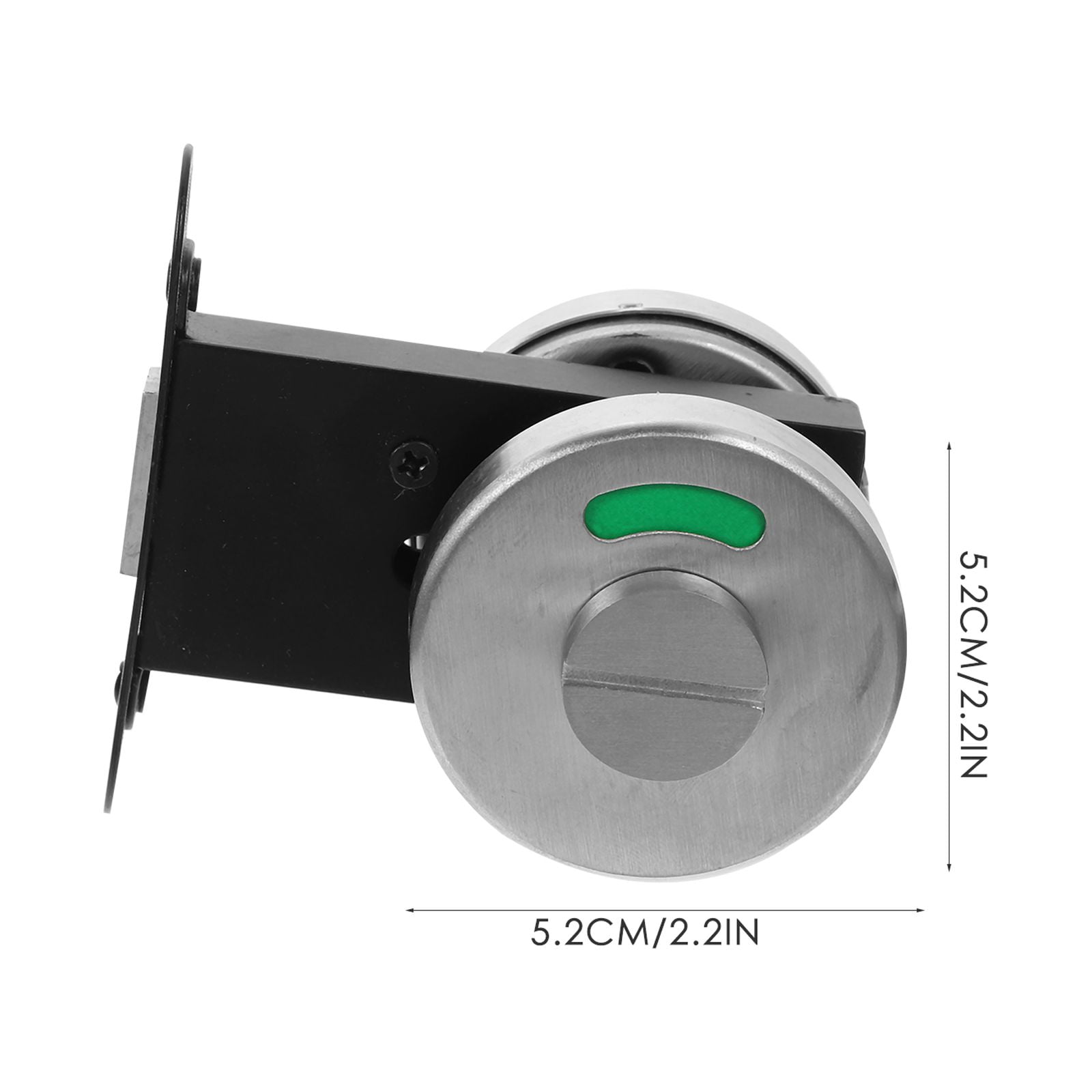 Tendycoco Baby Door Lock Wear-resistant Lock Rv Shower Door Latch Red and Green Indicator Lock Fingerprint Number Travel