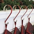 thumbnail image 2 of Haute Decor Bas de Bas Rouleaux Bas Cintre - 4 Pack Paillettes (Rouge), 2 of 3