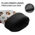 thumbnail image 5 of Golf Club Covers, Gray PawDog Premium PU Leather Driver Hybrid Putter Head Covers with Velvet Lining, Waterproof Golf Gifts for Men Women, 5 of 12