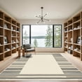 thumbnail image 2 of ODIKA 6'x9' Machine Washable Non-Slip Area Rug, Geometric Beige High Traffic Rug, Beige, 1094614, 2 of 7