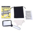 thumbnail image 4 of Rectangular Reading Magnifier with 5 LED Lights, Foldable, White, 4 of 4