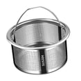 thumbnail image 4 of Colador de fregadero,Colador de fregadero para cesta de desagüe de fregadero de cocina,Colador de drenaje de fregadero de acero inoxidable Colador de alimentos,Colador de fregadero de malla de, 4 of 8