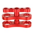 thumbnail image 2 of 1" inch Ball Clamp for Underwater Diving System System Photography Diving Camera Weight: 110g Size: 70x42mm/ 2.76 x 1.77 inch - red, 2 of 8