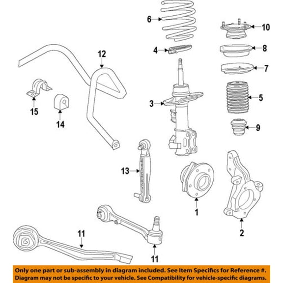 Cadillac GM OEM 13-15 ATS Front-Steering Knuckle Spindle 23118086