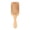 C, variant on Natural Bamboo Hair Brush with Wooden Bristles, Anti-Static Paddle Detangling Hairbrush, Scalp Massage Comb for Smooth & Healthy Hair