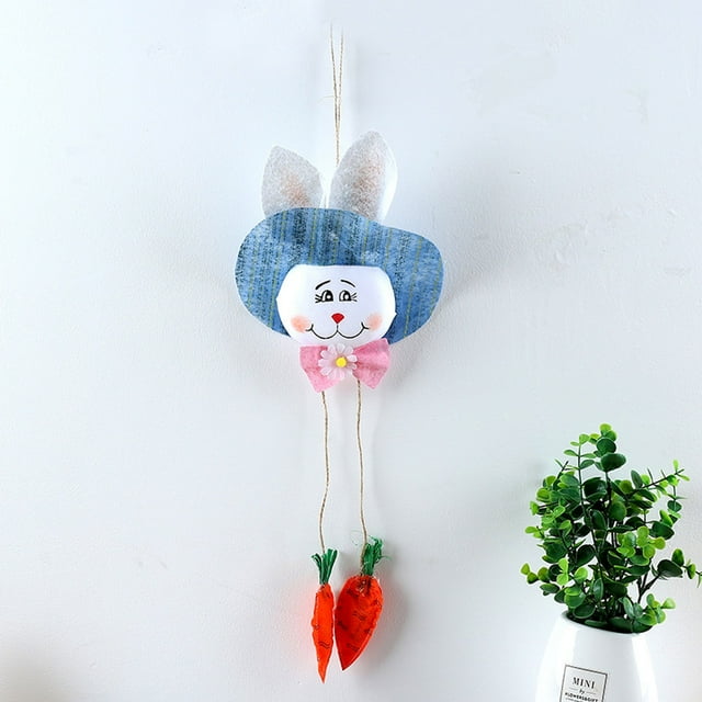 RKSTN Fall Decorations for Home 1 Pce Décoration Colorée Lapin de Pâques Radis Carotte Ornement Lapin Decorations