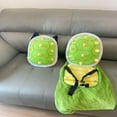 thumbnail image 4 of Green Spiked Turtle Shell Backpack, Blanket, and Pillow 3-in-1 Role Playing Costume Accessories Props Soft Plush Cartoon Toy, 4 of 6