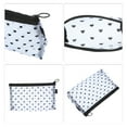 thumbnail image 3 of 1 Pc Bolsa de Cosméticos Portátil para Mujeres para Vacaciones, Viajes de Negocios, Gimnasio, Malla de Nylon Negra-L, 3 of 4