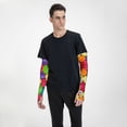 thumbnail image 2 of Lsque Brightly Colored Cupcakes Cooling Arm Sleeves for Men & Women -Compression Sleeves to Cover Arms for Working,Sun Sleeves for UV Protection,Breathable, Moisture-Wicking, 2 of 8
