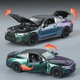 thumbnail image 5 of 1:32 BMW M4 Coupe Sports Car Alloy Metal Diecast Model Car Home Trendy Toys Ornaments For Children Holiday Gifts With Friend Boy, 5 of 10