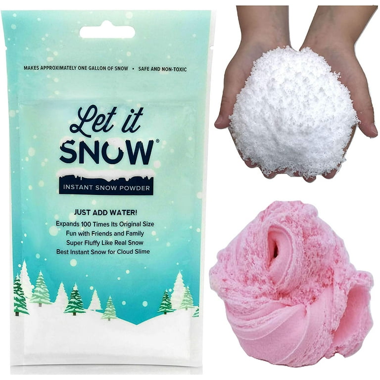 Insta-Glow Snow: Just add water to make glow-in-the-dark faux snow!