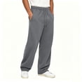thumbnail image 6 of GERsome Wide Leg Sweatpants with Pockets Men's Open Bottom Pants Drawstring Waist Athletic Sweat Pants, 6 of 8