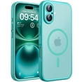 thumbnail image 1 of Funda magnética TOCOL para iPhone 16 Plus de 6.7 pulgadas, color verde, 1 of 6