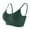 Green, variant on Bigersell Lace Bra Women's Ruched Sport Bras Padded Workout Tops Medium Support Crop Tops Female Full-Coverage Wirefree Bra Women Spandex Full-Figure Bra Style 1476, Khaki One Size