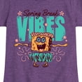 thumbnail image 3 of SpongeBob SquarePants - Spring Break Vibes - Toddler & Youth Girls Short Sleeve Graphic T-Shirt, 3 of 6