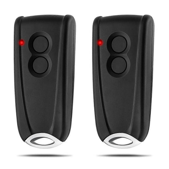Lot de 2 Ouvre-Porte de garage Télécommande compatible avec EcoStar RSC2-433, RSE2-433, RSZ1-433, Télécommande Portative pour Porte