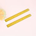 thumbnail image 2 of KAKOWELY 2pcs 15cm Delicate Nordic Stainless Steel Drawing Ruler Stright Ruler for Student Use,6.5"X0.67"X0.06", 2 of 5