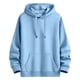 thumbnail image 2 of pstuiky hombres de manga larga, Chaqueta con capucha gruesa de manga larga de color liso para hombre Tops casuales para hombres xxl, 2 of 9