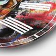 thumbnail image 3 of Designart 'Street Art Graffiti Holy Man' Large Modern Wall Clock, 3 of 5