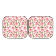 thumbnail image 3 of Uemuo Rose Flowers Printed 2 PCS Car Windshield Sun Shade, Auto Sun Heat and UV Rays Blocker, Foldable Automotive Front Window Sunshade Protector, 3 of 7