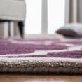 thumbnail image 4 of SAFAVIEH Chatham Clinton Geometric Wool Area Rug, Dark Purple, 2' x 3', 4 of 10