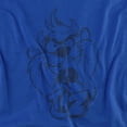thumbnail image 2 of Looney Tunes Faded Taz Women's T Shirt, Royal, Large, 2 of 6